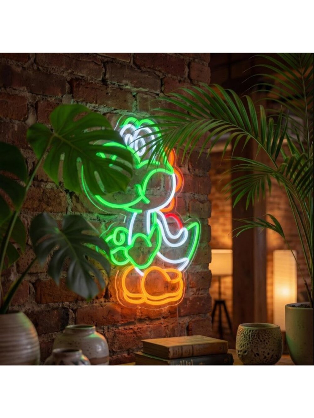Neon Anime Dinosaurs Sign - Vibrant Decor for Fans & Collectors